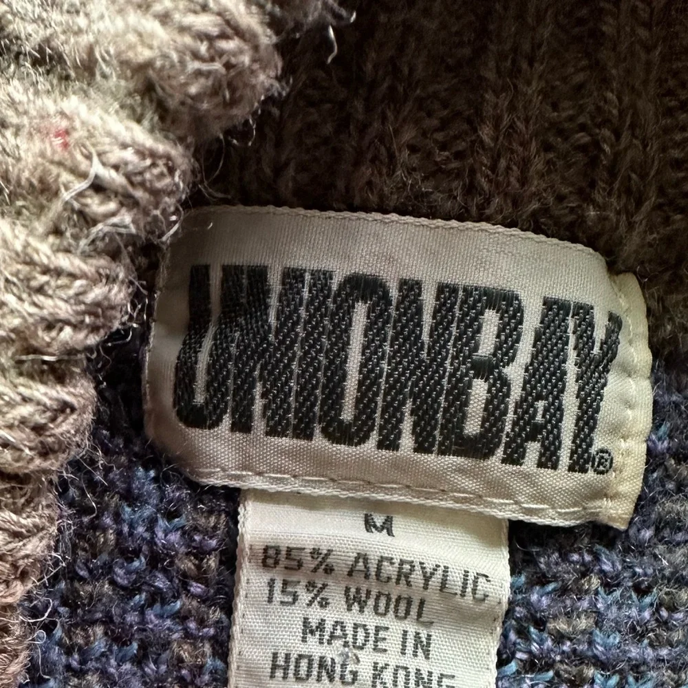 Vintage funky knit sweater size L - Picture 2 of 5